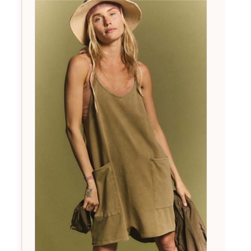 Free People Movement Hot Shot Romper in Tobacco